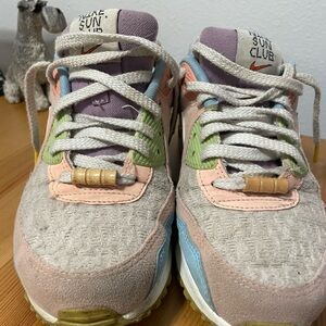 Nike Kids Sneakers - Pastel Pink, Green, Blue